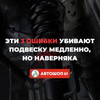 Подвеску не убивают ямы, зима или дождь…